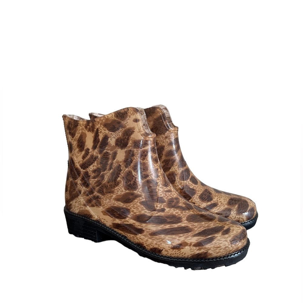 Victoria Leland Designs Beautiful Rare Brown Leopard‎ Boots